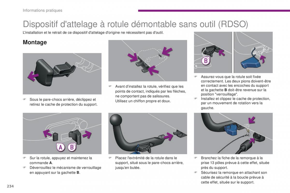 Peugeot 3008 FL manuel du proprietaire / page 236