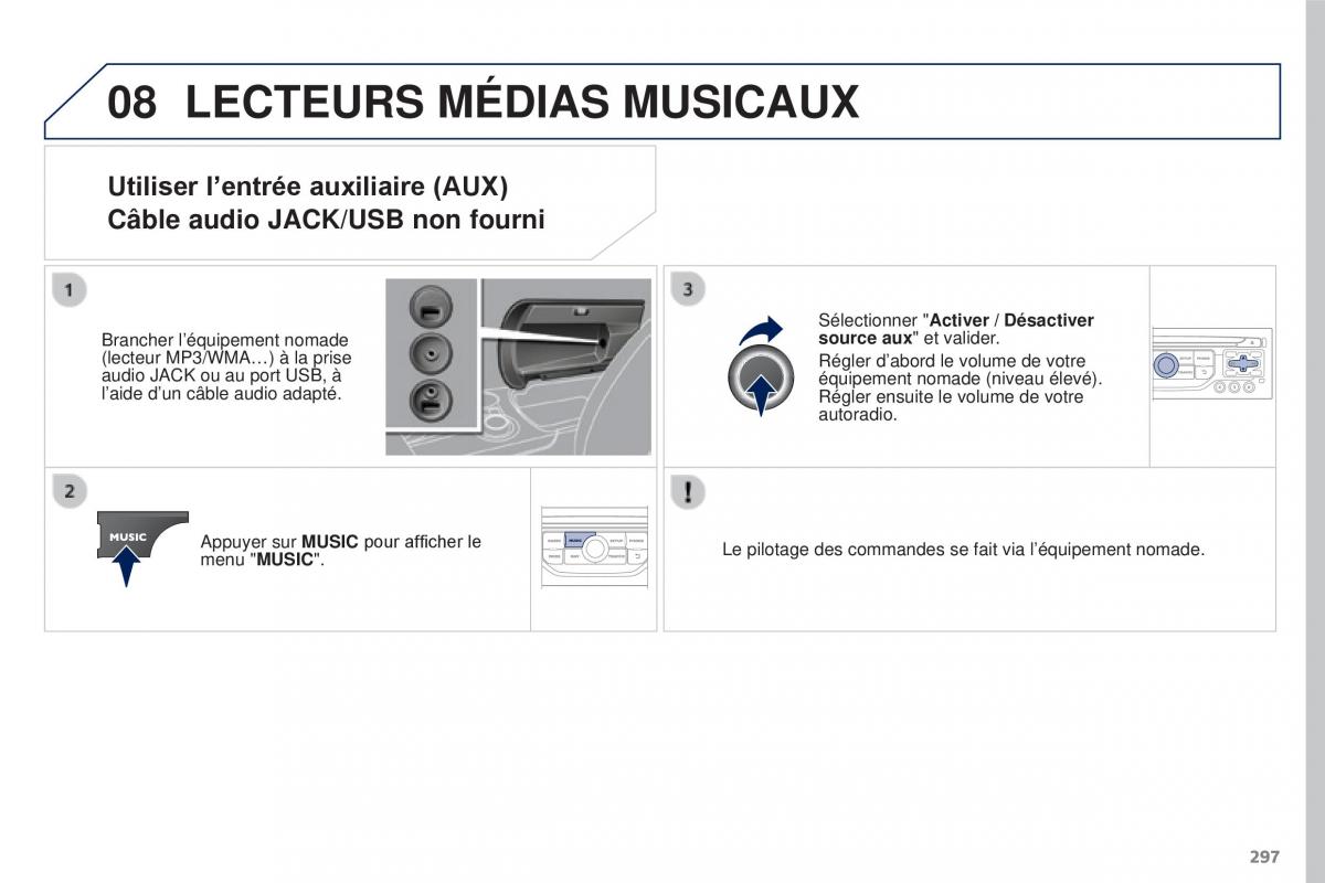 Peugeot 3008 FL manuel du proprietaire / page 299