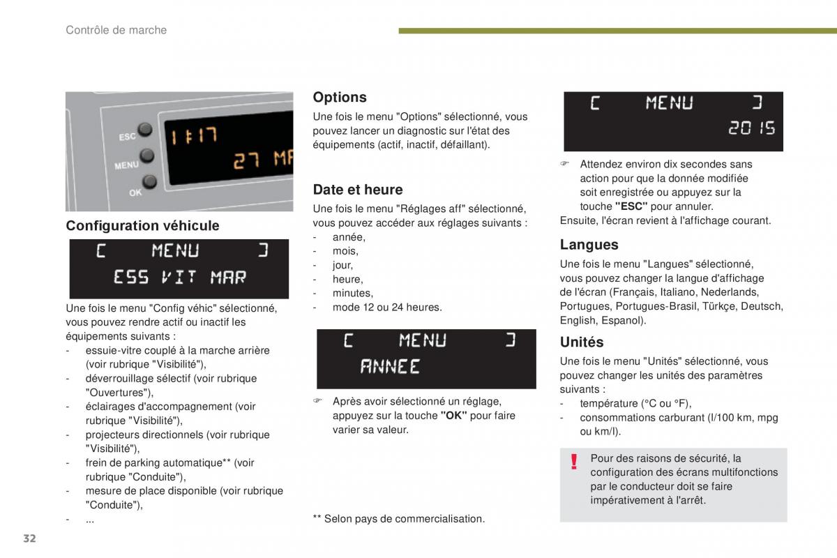 Peugeot 3008 FL manuel du proprietaire / page 34