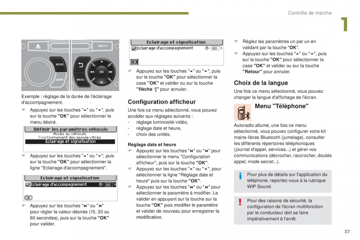 Peugeot 3008 FL manuel du proprietaire / page 39