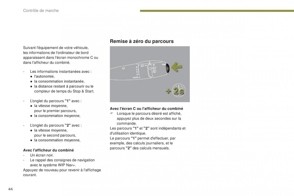 Peugeot 3008 FL manuel du proprietaire / page 46