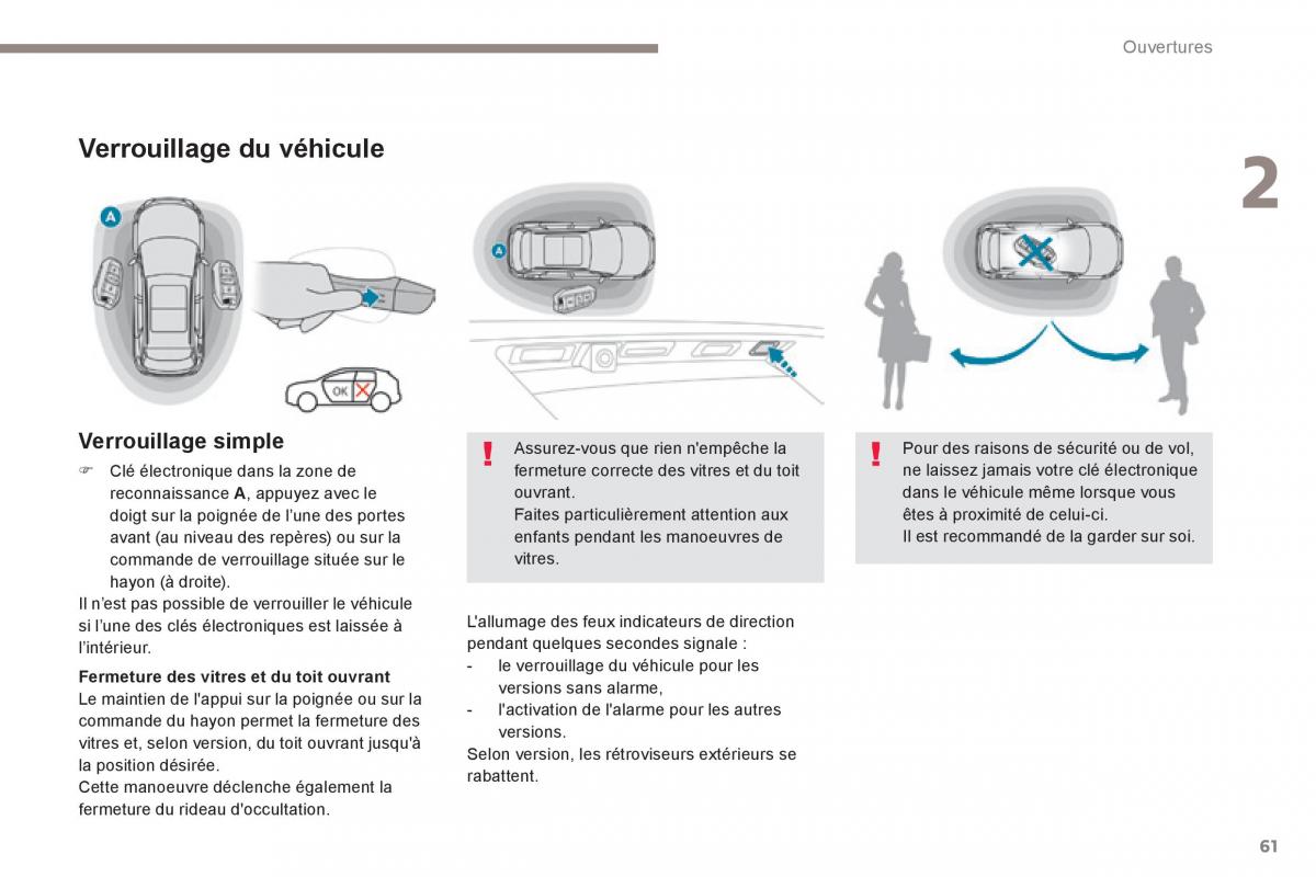 Peugeot 3008 FL2 manuel du proprietaire / page 63