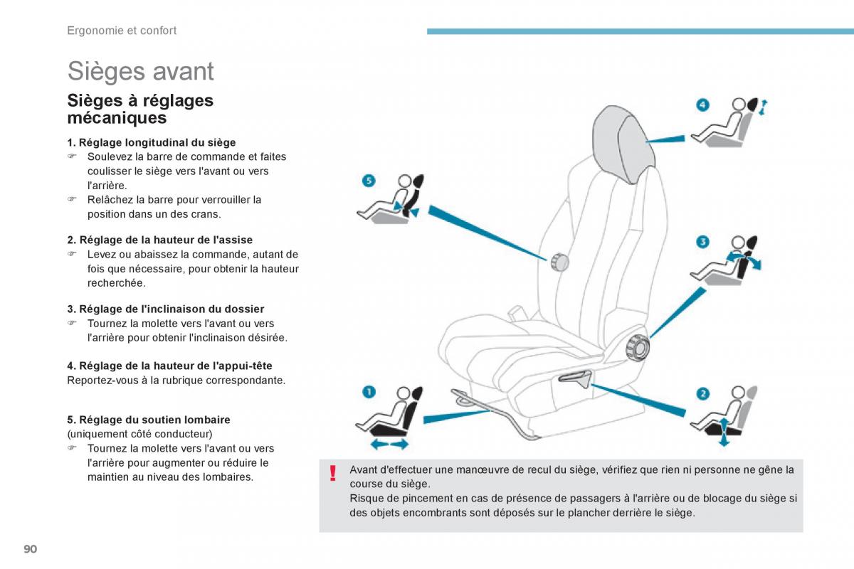 Peugeot 3008 FL2 manuel du proprietaire / page 92