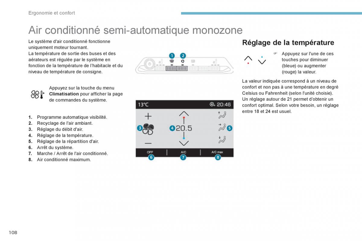 Peugeot 3008 FL2 manuel du proprietaire / page 110