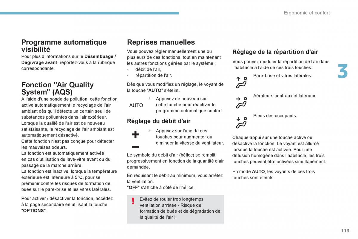 Peugeot 3008 FL2 manuel du proprietaire / page 115