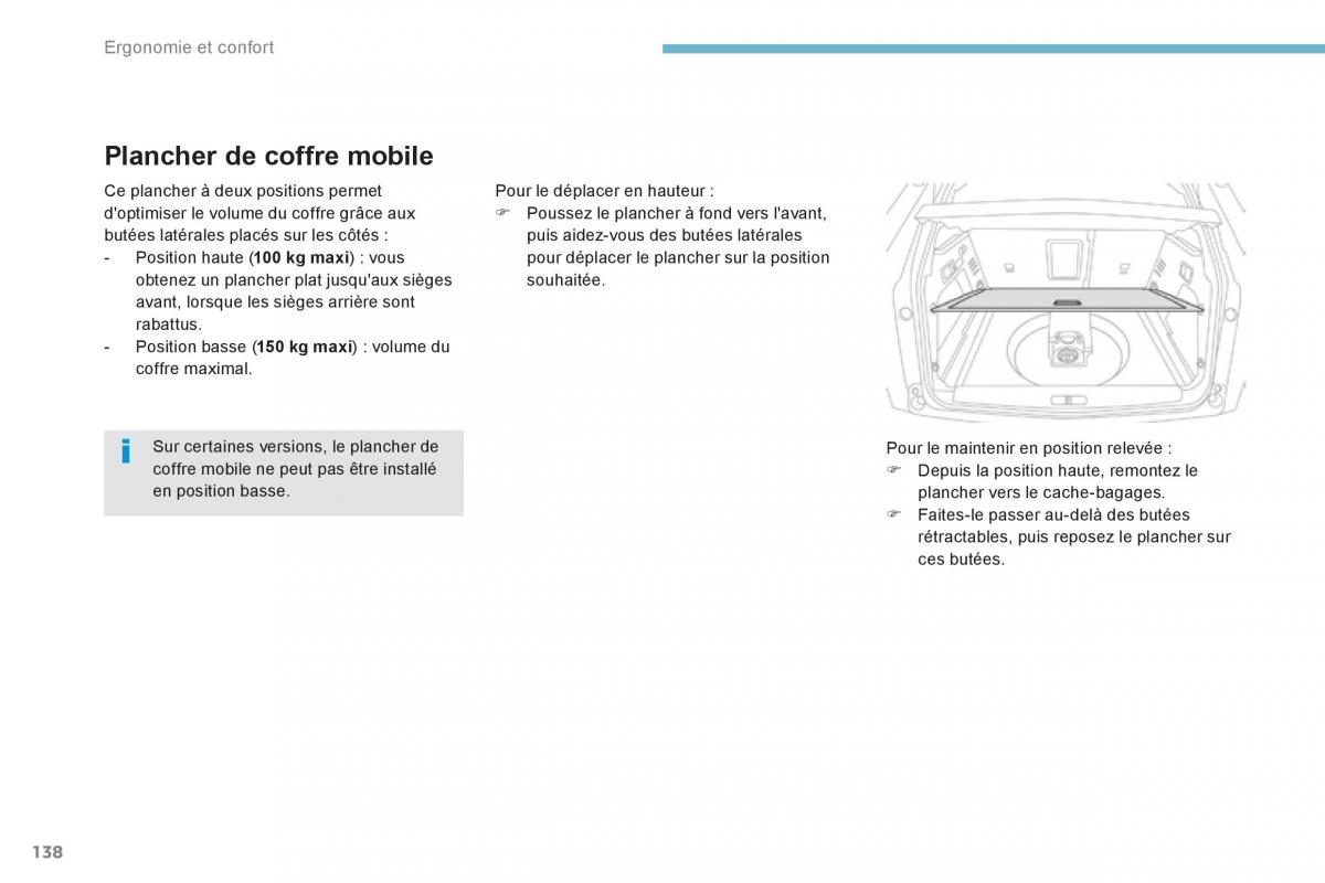 Peugeot 3008 FL2 manuel du proprietaire / page 140