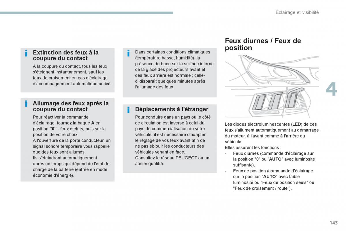 Peugeot 3008 FL2 manuel du proprietaire / page 145