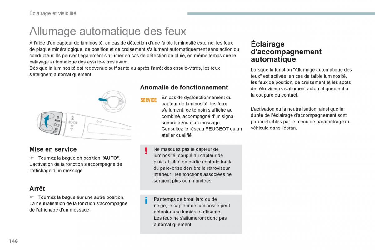 Peugeot 3008 FL2 manuel du proprietaire / page 148