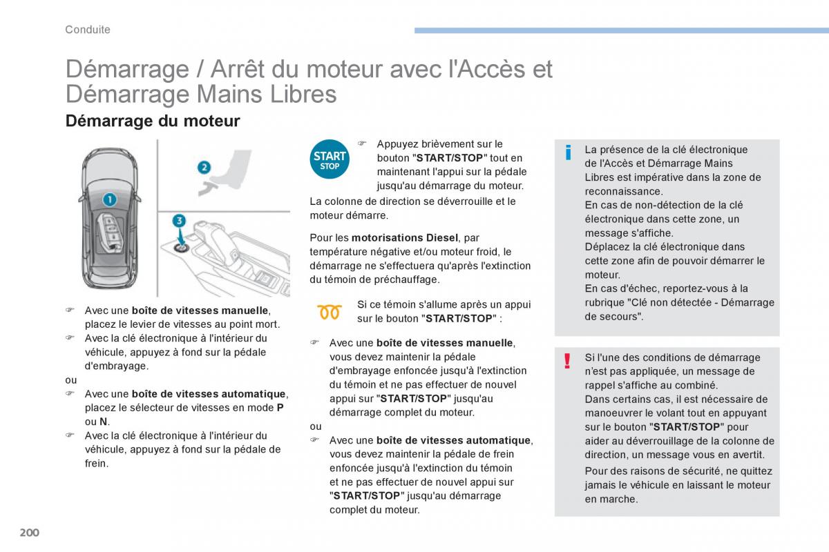 Peugeot 3008 FL2 manuel du proprietaire / page 202