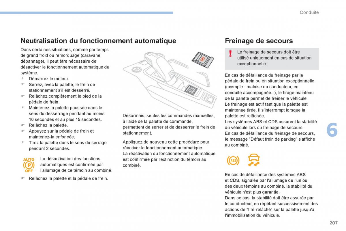 Peugeot 3008 FL2 manuel du proprietaire / page 209