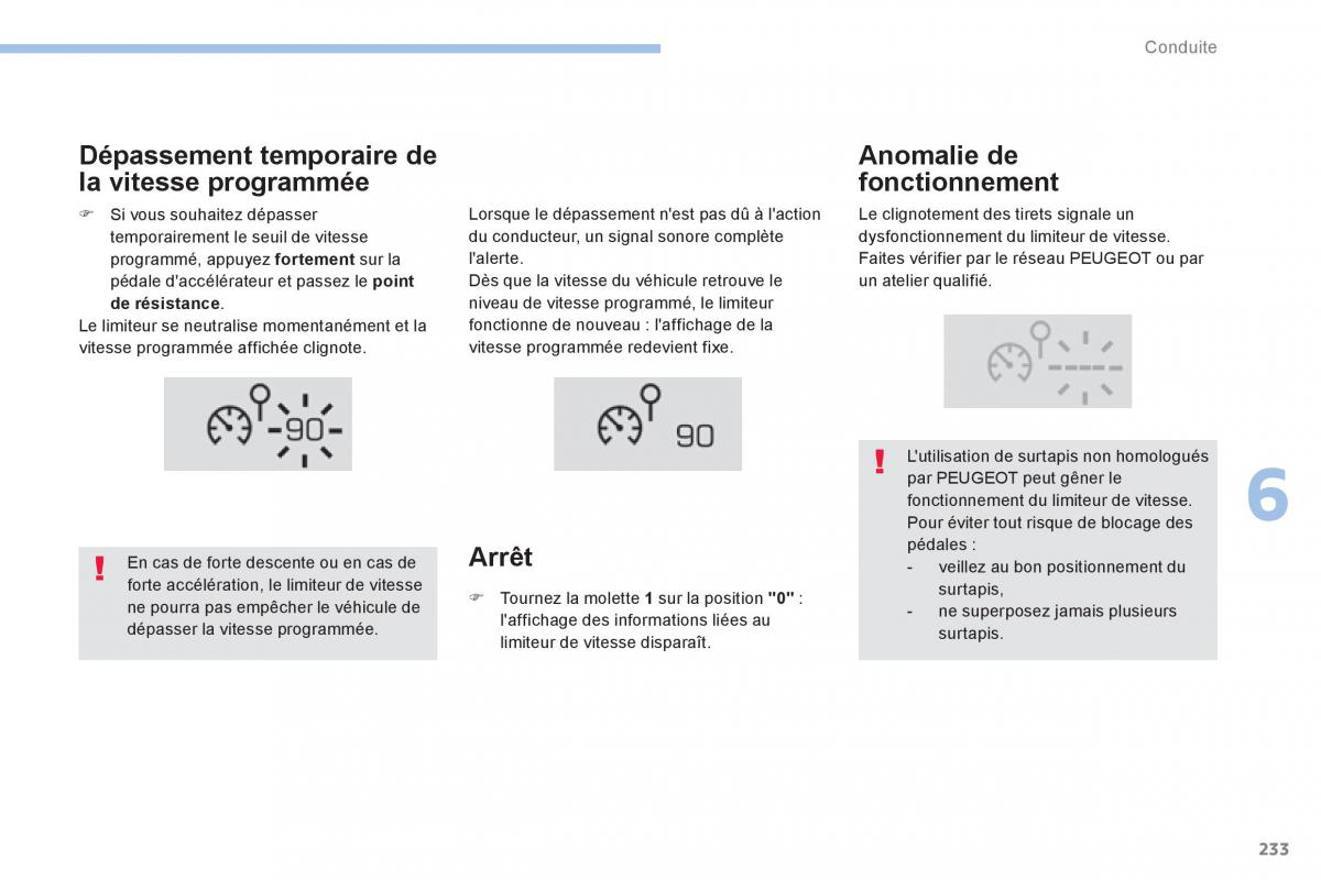 Peugeot 3008 FL2 manuel du proprietaire / page 235