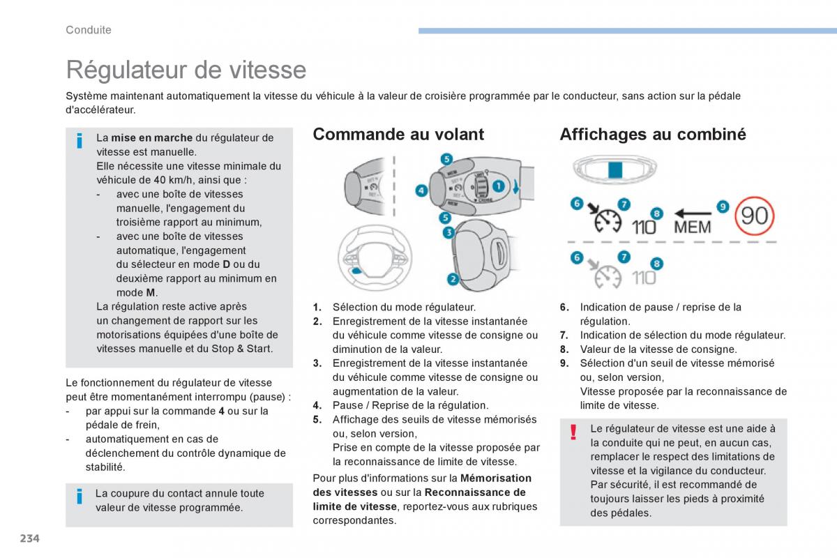 Peugeot 3008 FL2 manuel du proprietaire / page 236