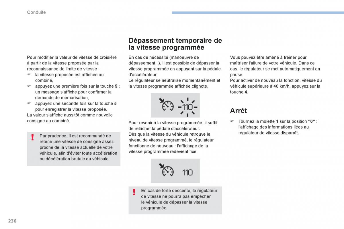 Peugeot 3008 FL2 manuel du proprietaire / page 238