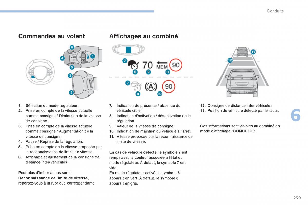 Peugeot 3008 FL2 manuel du proprietaire / page 241