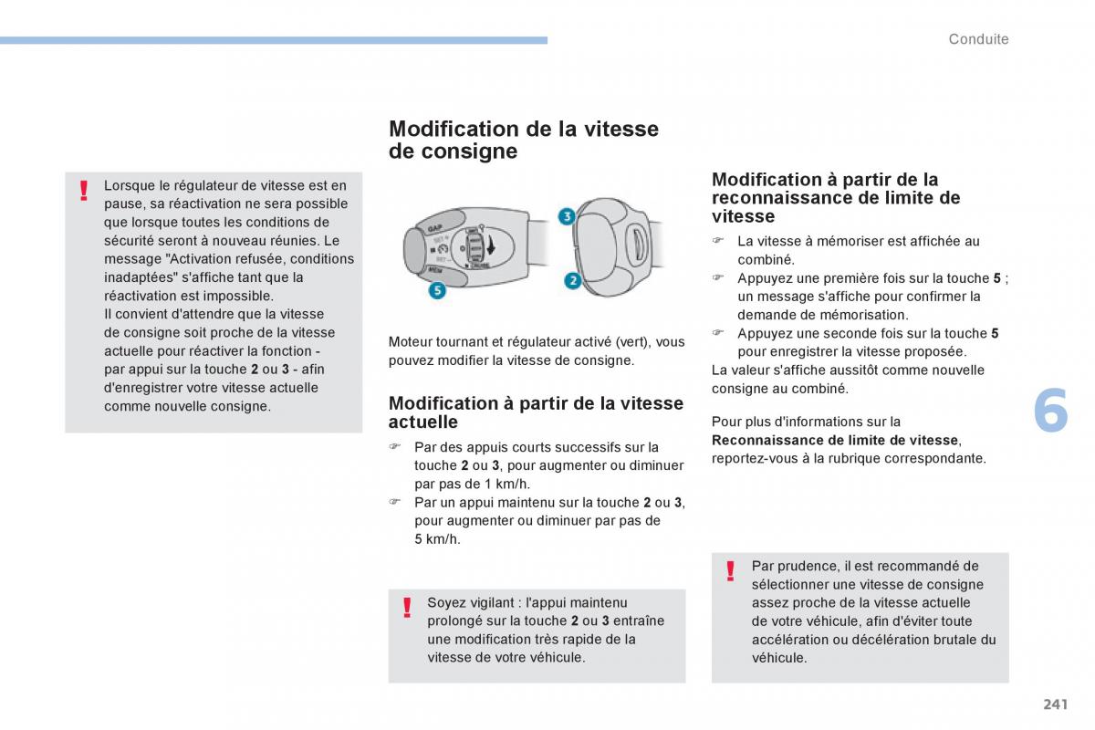 Peugeot 3008 FL2 manuel du proprietaire / page 243