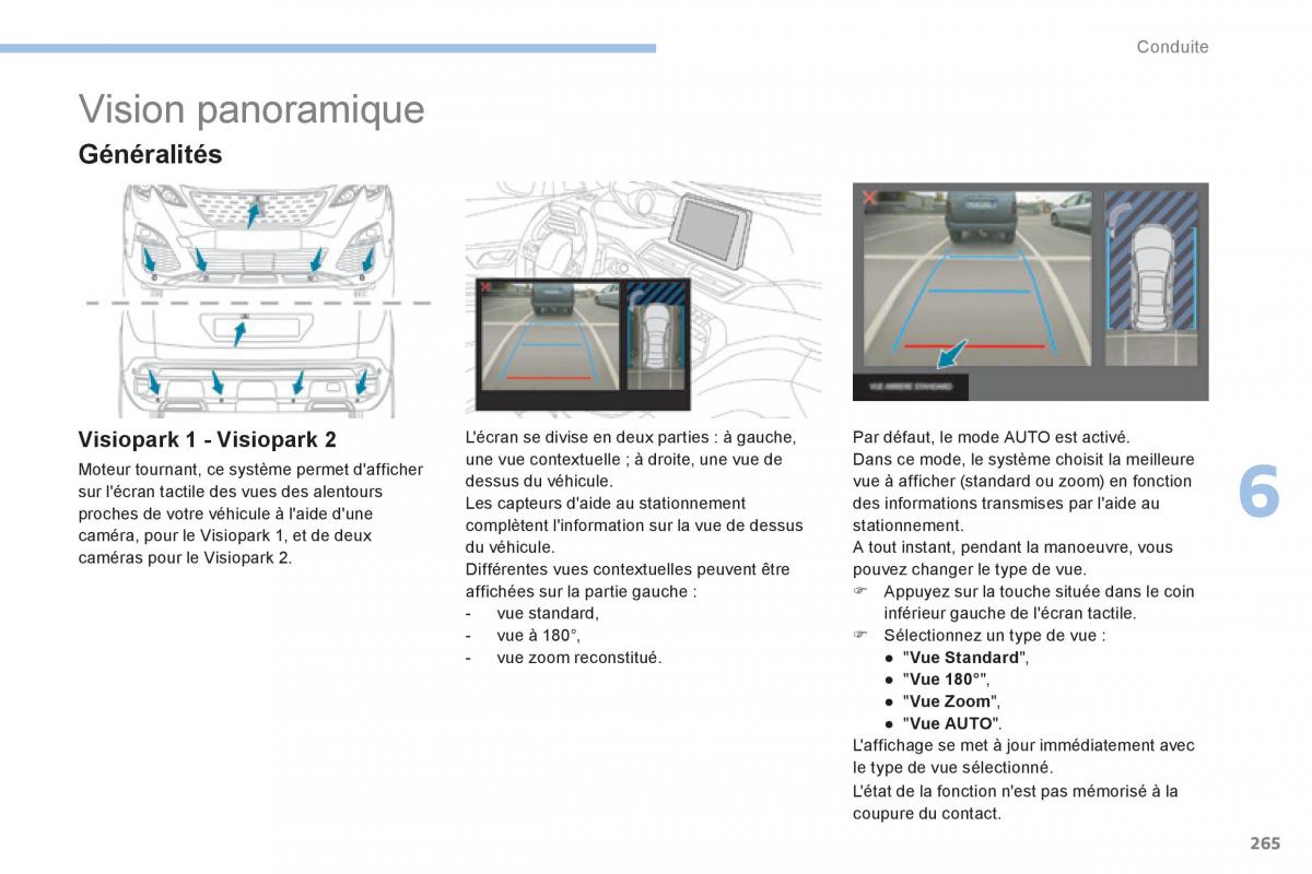 Peugeot 3008 FL2 manuel du proprietaire / page 267