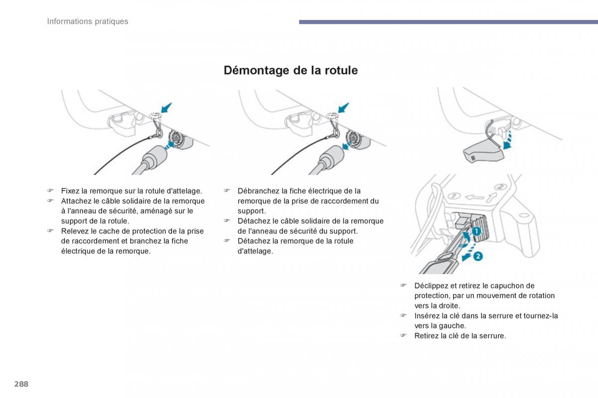 Peugeot 3008 FL2 manuel du proprietaire / page 290