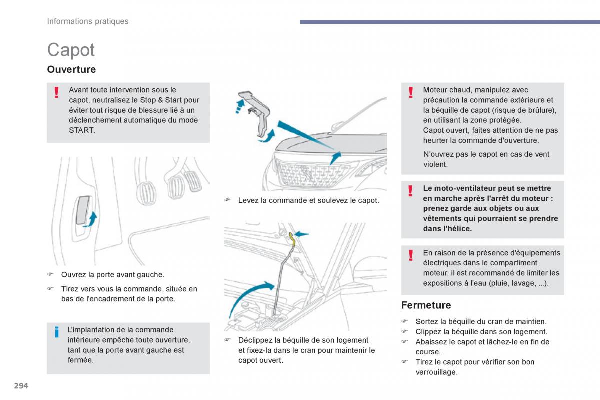 Peugeot 3008 FL2 manuel du proprietaire / page 296