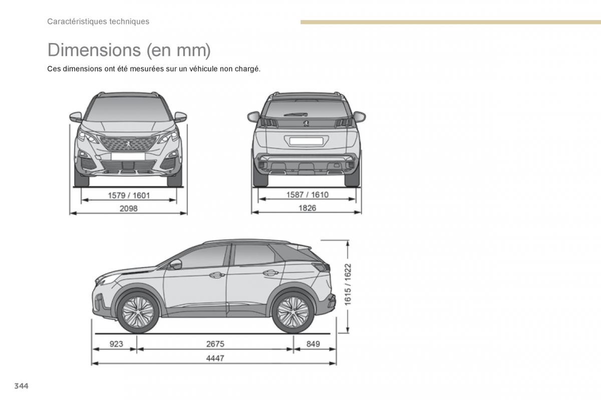 Peugeot 3008 FL2 manuel du proprietaire / page 346