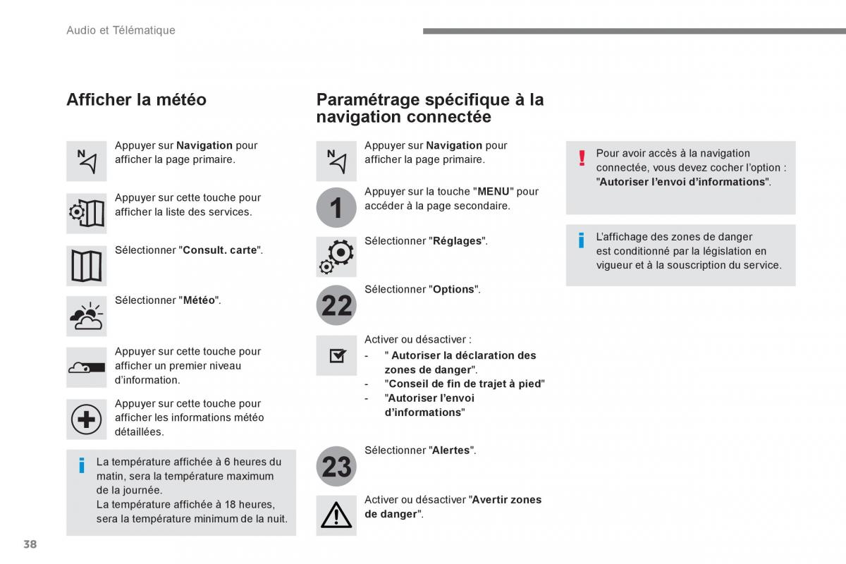 Peugeot 3008 FL2 manuel du proprietaire / page 398