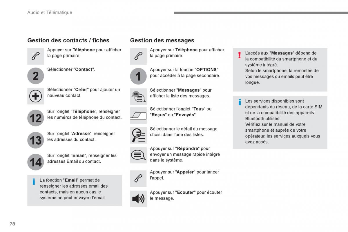 Peugeot 3008 FL2 manuel du proprietaire / page 438