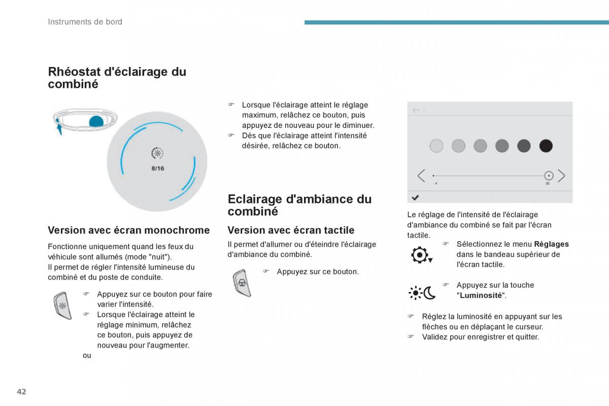 Peugeot 3008 FL2 manuel du proprietaire / page 44