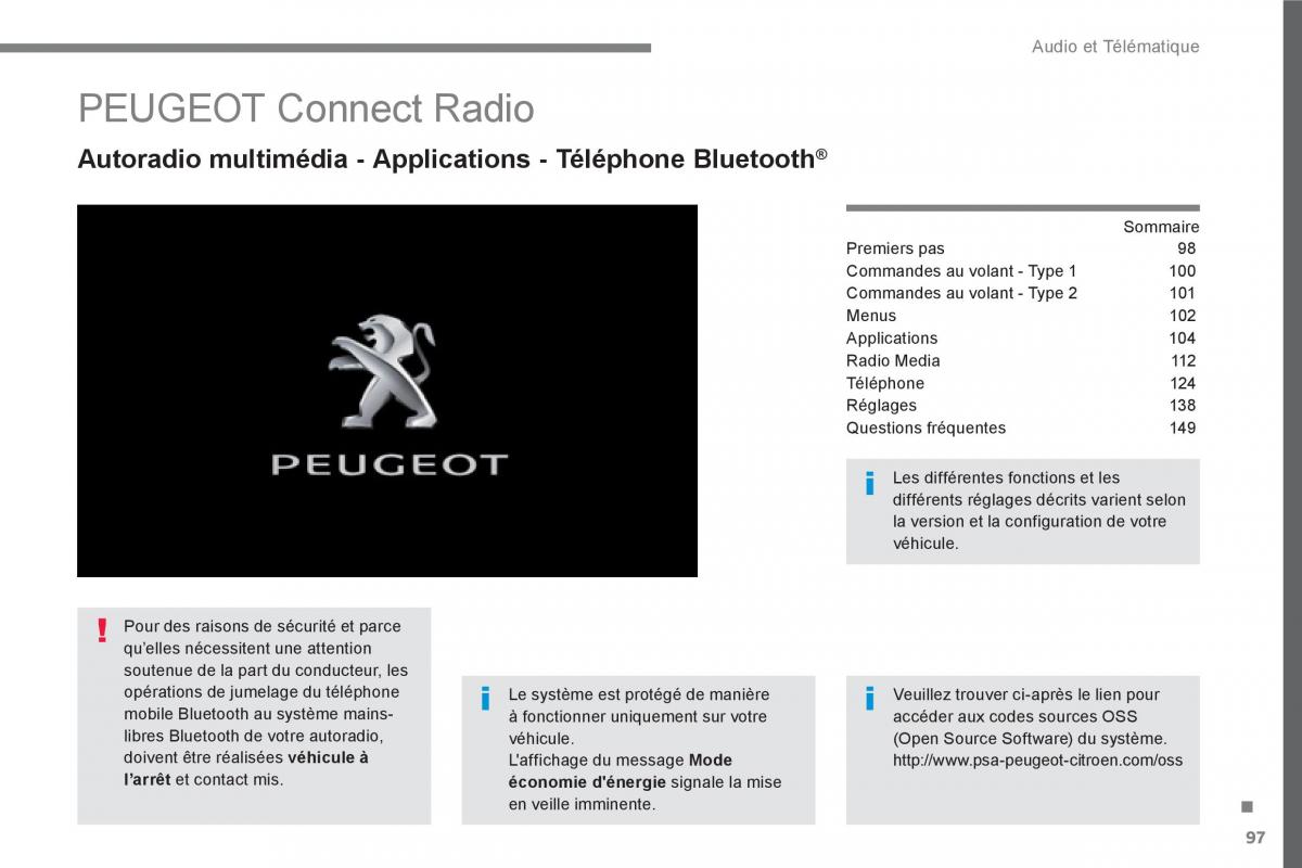 Peugeot 3008 FL2 manuel du proprietaire / page 457