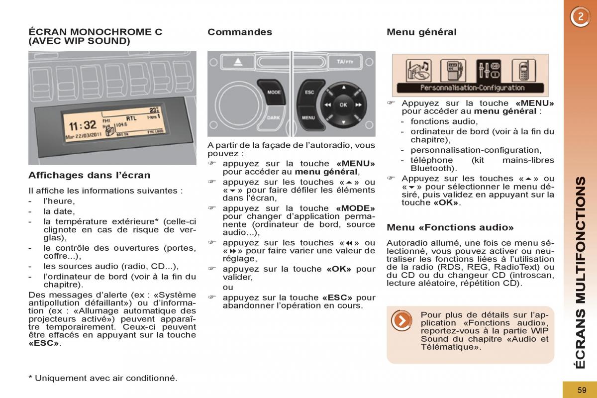 Peugeot 3008 Hybrid manuel du proprietaire / page 61