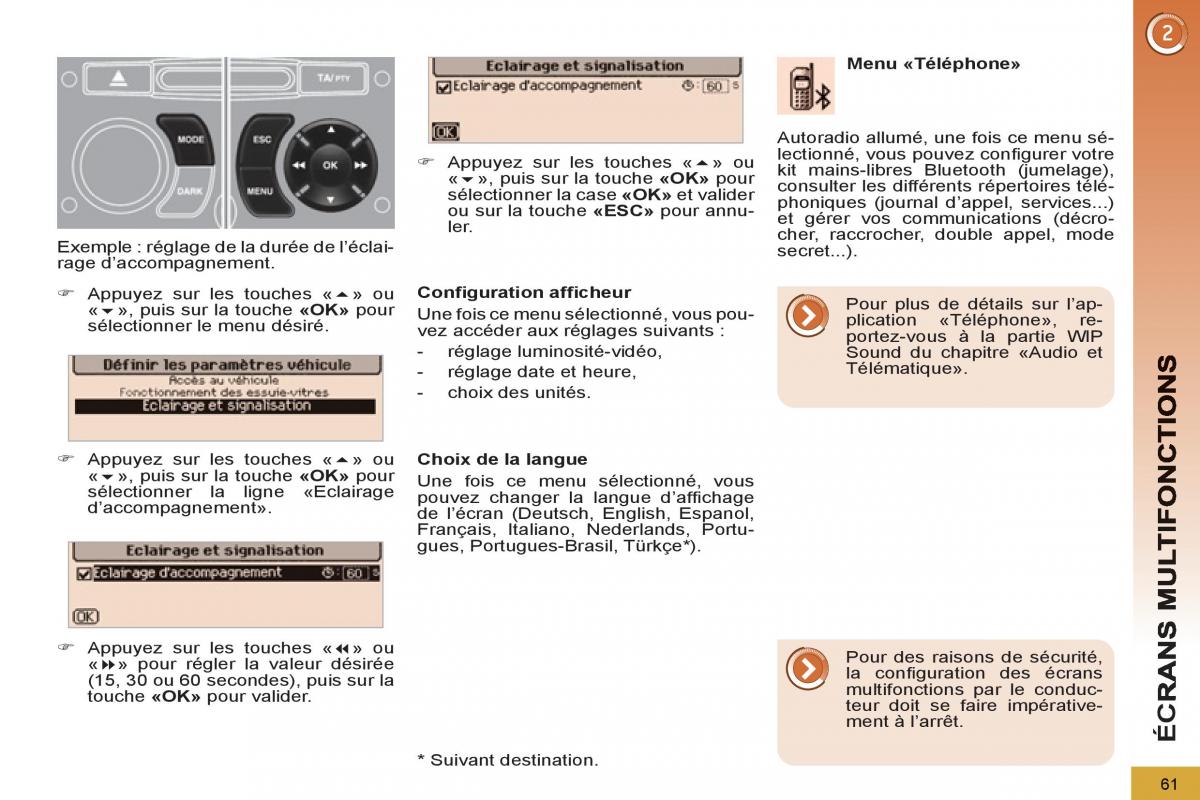 Peugeot 3008 Hybrid manuel du proprietaire / page 63