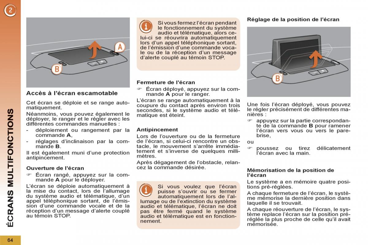 Peugeot 3008 Hybrid manuel du proprietaire / page 66