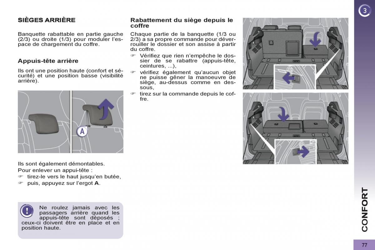 Peugeot 3008 Hybrid manuel du proprietaire / page 79