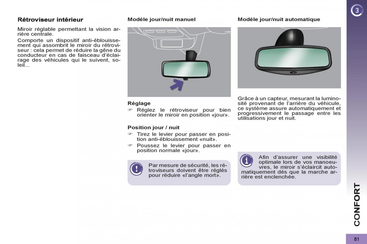 Peugeot 3008 Hybrid manuel du proprietaire / page 83