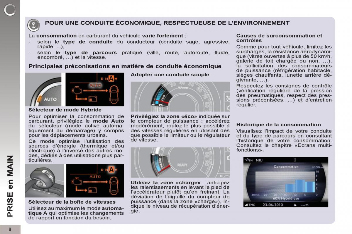 Peugeot 3008 Hybrid manuel du proprietaire / page 10