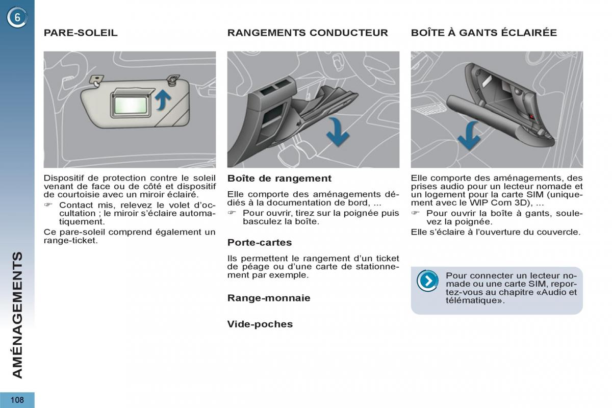 Peugeot 3008 Hybrid manuel du proprietaire / page 110