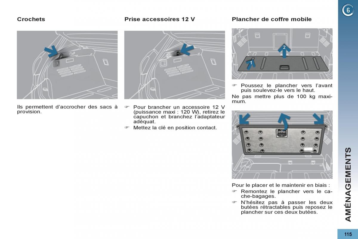 Peugeot 3008 Hybrid manuel du proprietaire / page 117