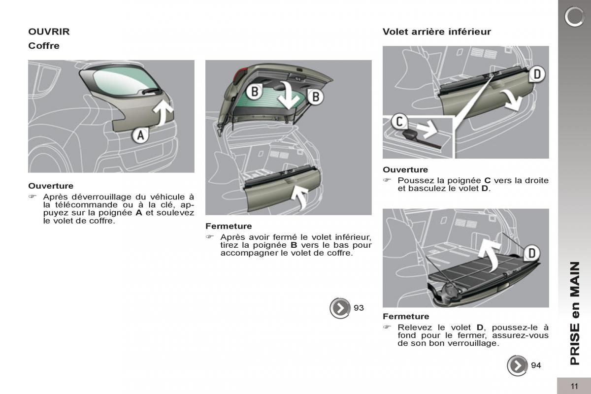 Peugeot 3008 Hybrid manuel du proprietaire / page 13