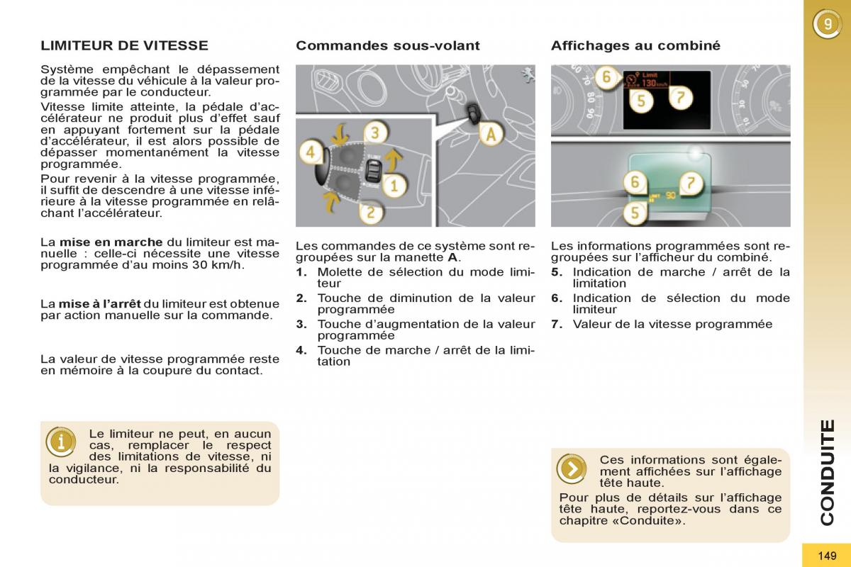 Peugeot 3008 Hybrid manuel du proprietaire / page 151