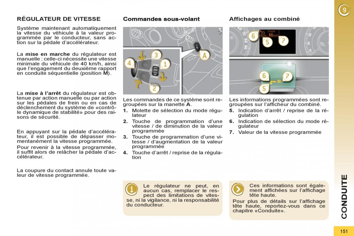 Peugeot 3008 Hybrid manuel du proprietaire / page 153