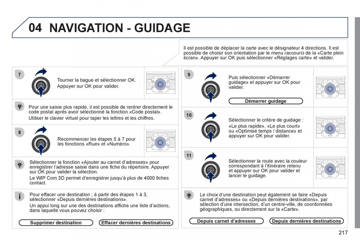 Peugeot 3008 Hybrid manuel du proprietaire / page 219