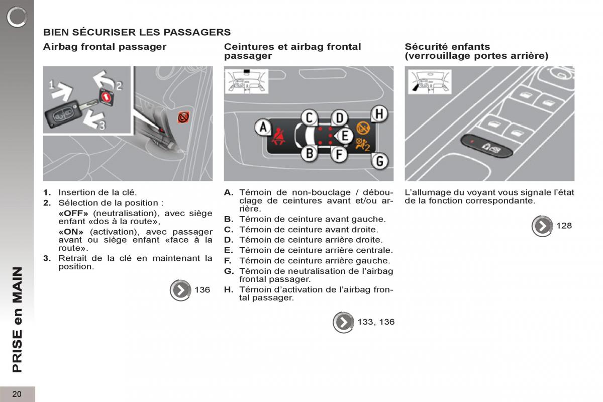 Peugeot 3008 Hybrid manuel du proprietaire / page 22