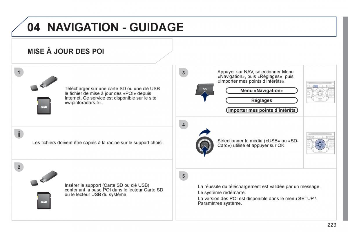 Peugeot 3008 Hybrid manuel du proprietaire / page 225