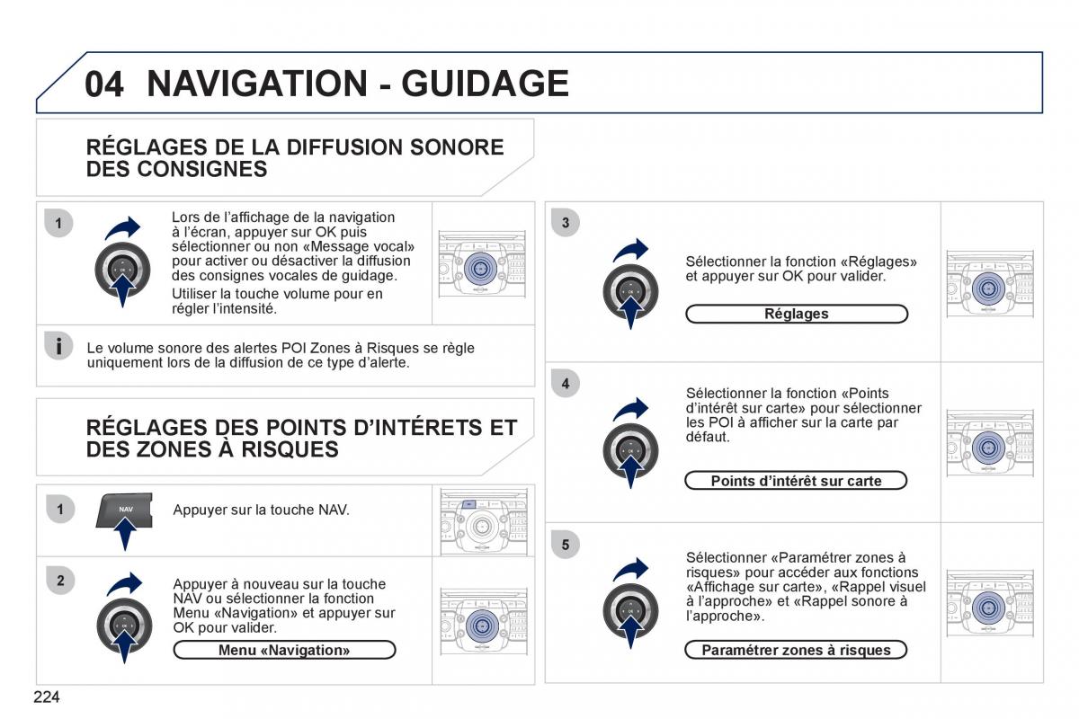 Peugeot 3008 Hybrid manuel du proprietaire / page 226