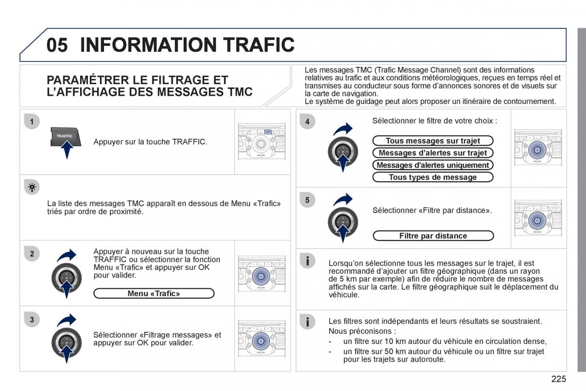 Peugeot 3008 Hybrid manuel du proprietaire / page 227