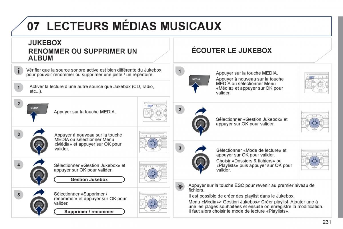 Peugeot 3008 Hybrid manuel du proprietaire / page 233