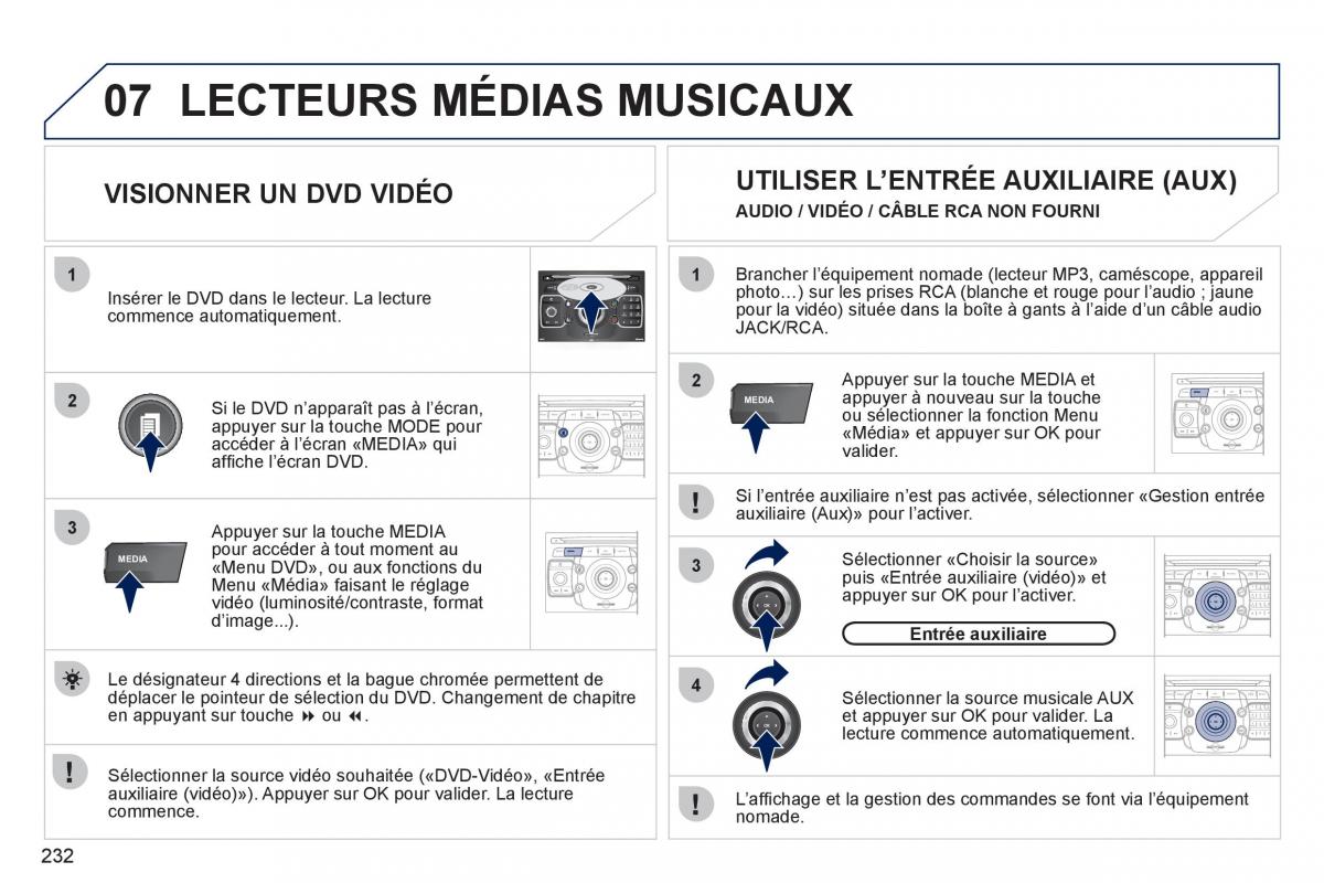 Peugeot 3008 Hybrid manuel du proprietaire / page 234