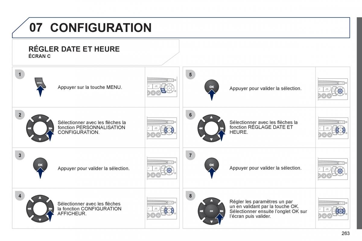 Peugeot 3008 Hybrid manuel du proprietaire / page 265