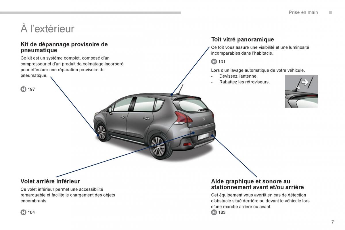 Peugeot 3008 FL Hybrid manuel du proprietaire / page 9