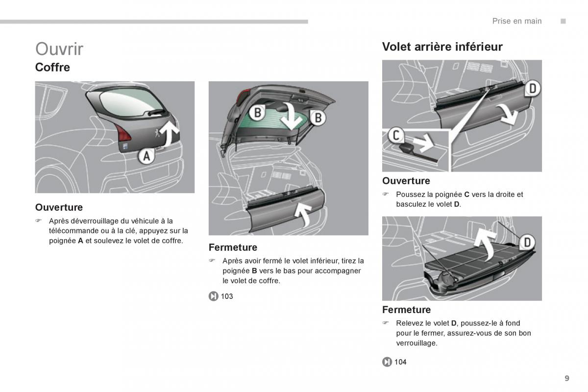 Peugeot 3008 FL Hybrid manuel du proprietaire / page 11