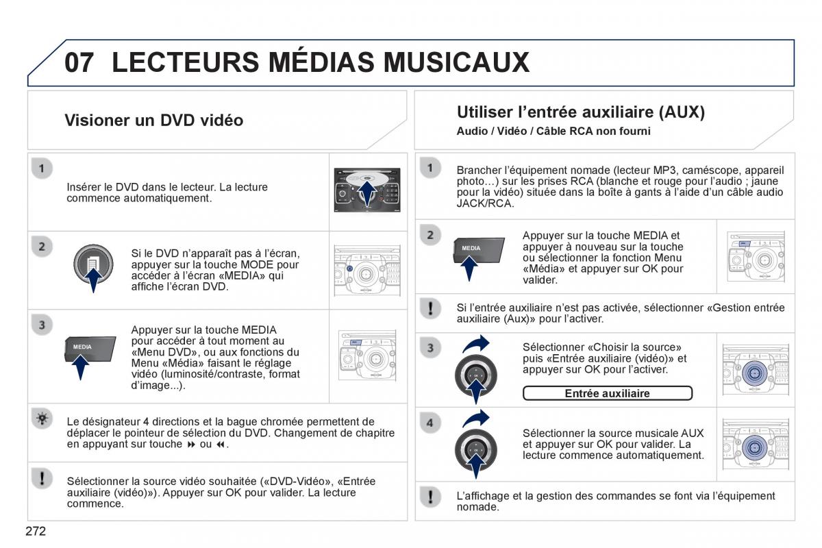 Peugeot 3008 FL Hybrid manuel du proprietaire / page 274