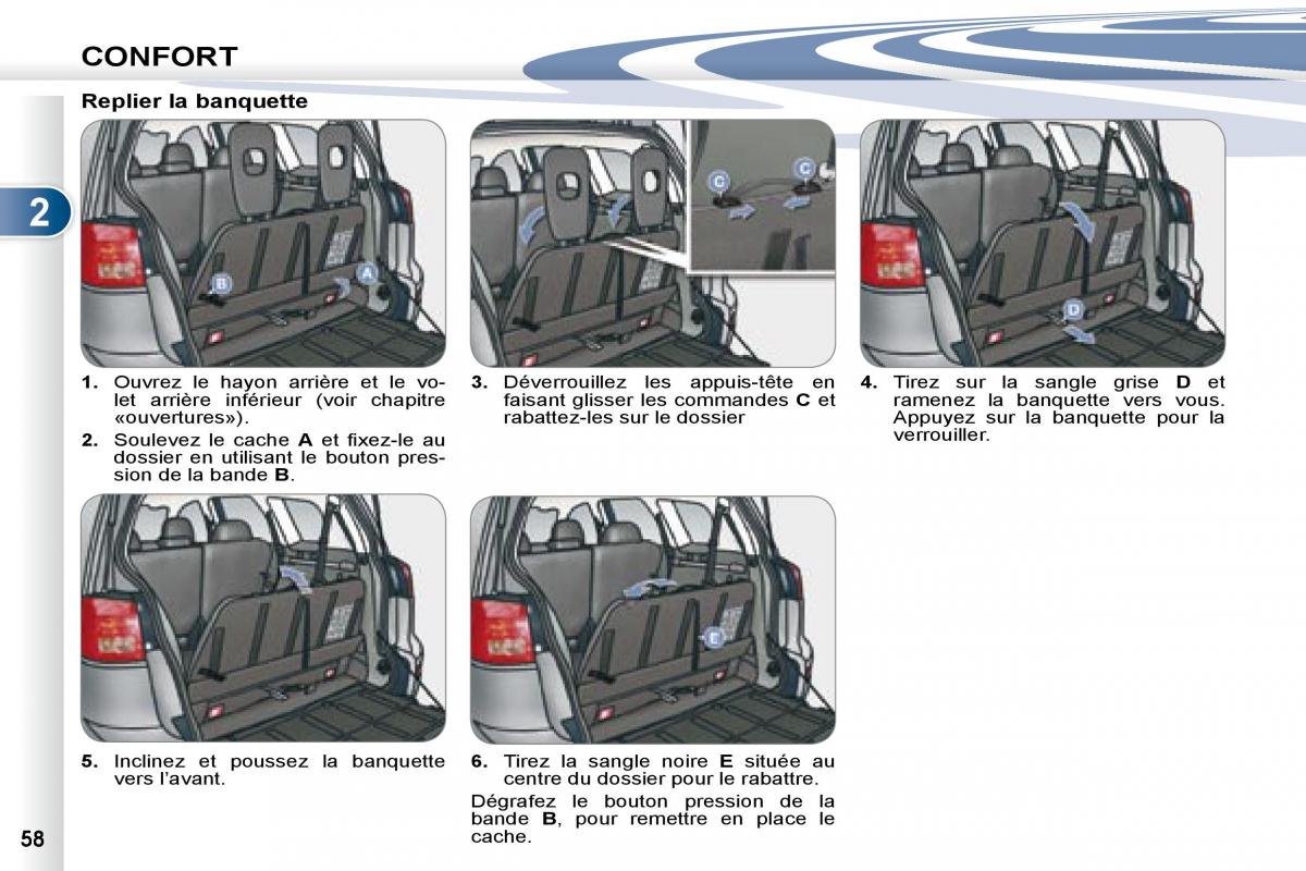 manual Peugeot 4007 manuel du proprietaire / page 57